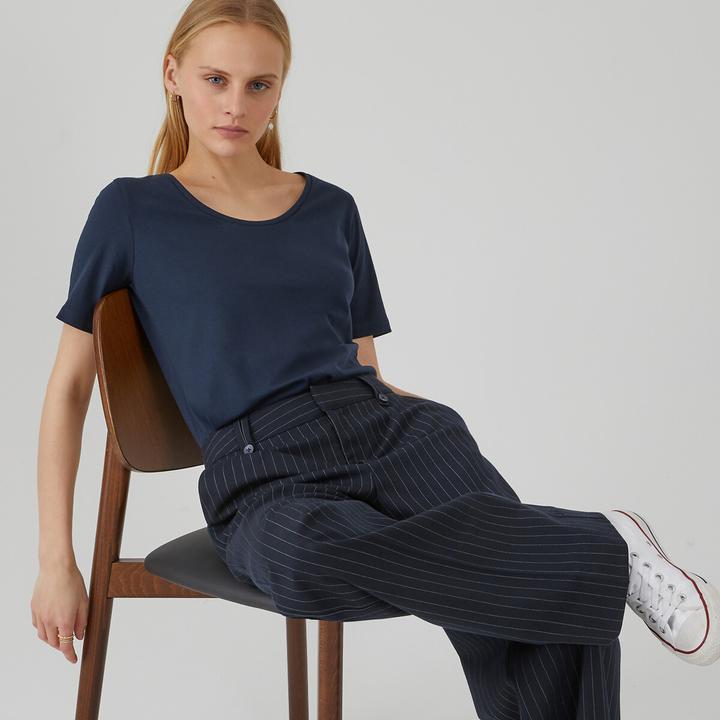 Actual product image La Redoute Collections T-shirt with round neckline (XS)