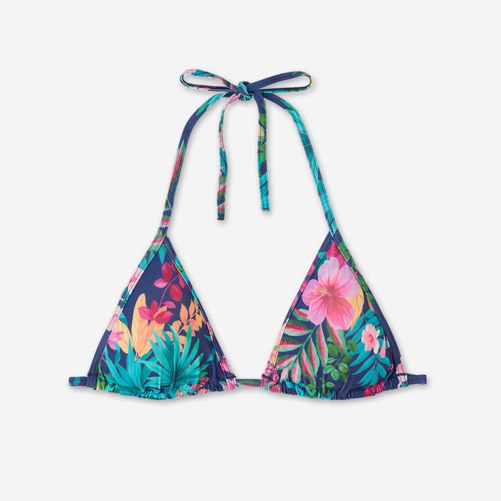 Actual product image Olaian Bikini-Oberteil Damen Triangel Mae Borabora blau (36)