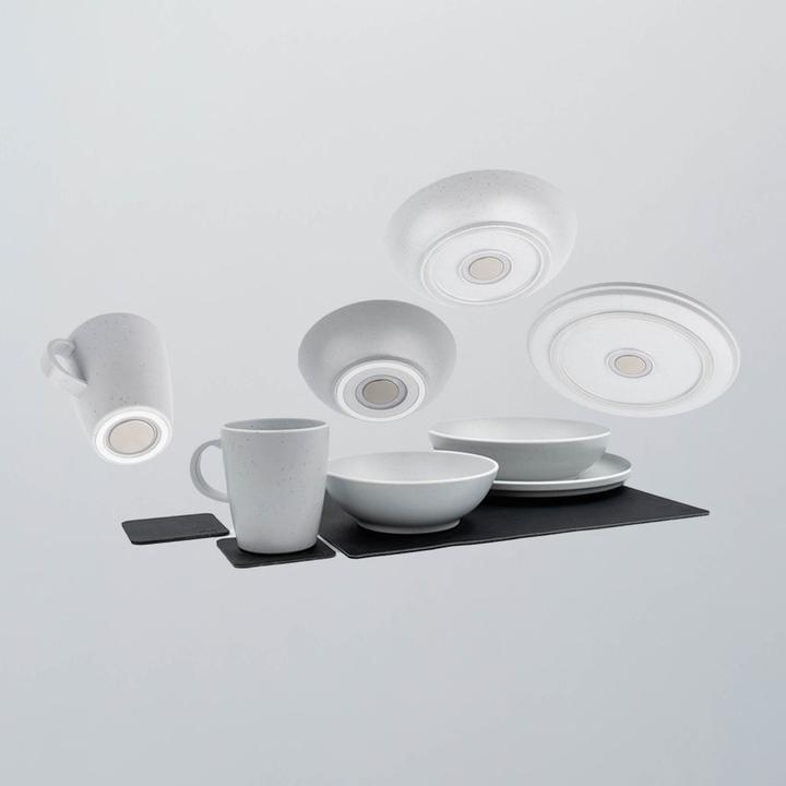 Immagine prodotto Silwy Magnet-Kunststoff-Geschirrset Dolomit White, Produkttyp