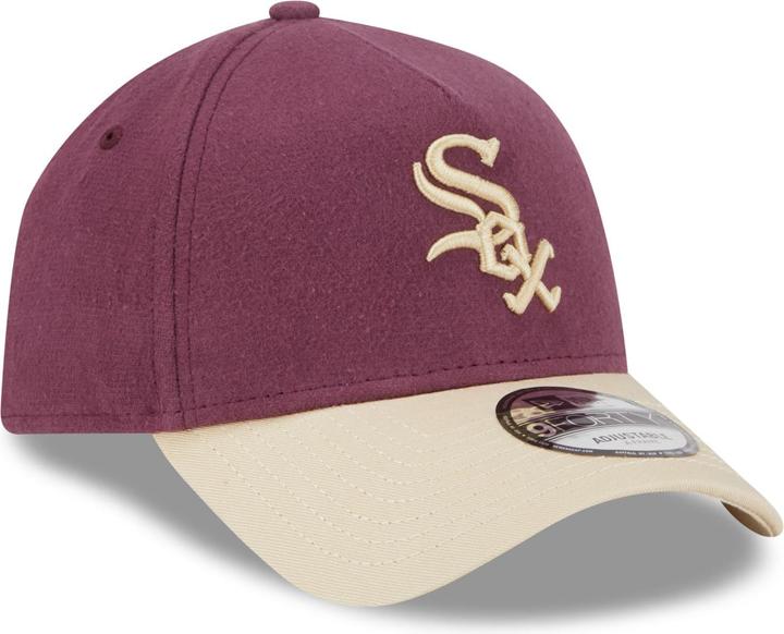 Actual product image New Era A-Frame 9Forty Cap MOLESKIN Chicago White Sox maroon (One size)