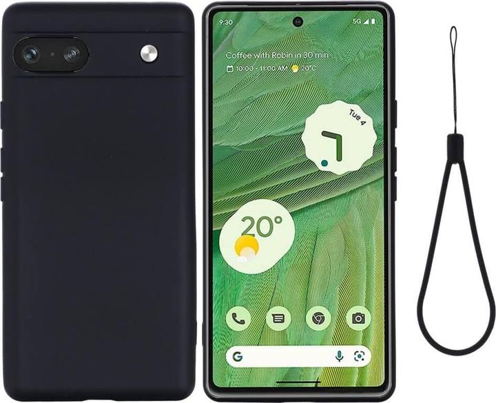 Cover-Discount Google Pixel 7a - Silikon Gummi Hülle schwarz (Google Pixel 7a)