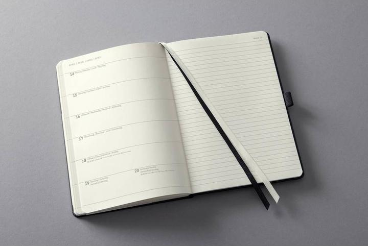 Image du produit Sigel Agenda / organiseur semainier 2025 C2514 1W/1S noir 21.3x14.8cm (Allemand)