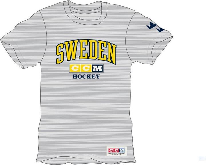 Immagine prodotto CCM TSS22AFI AD FLAG TEE TEAM FINLANDIA Athletic Grey L (4057860) (L)