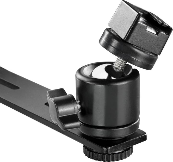 Produktbild Walimex Makro Blitzschiene Basic m. Y-Kabel Olymp. (Blitzhalterung)