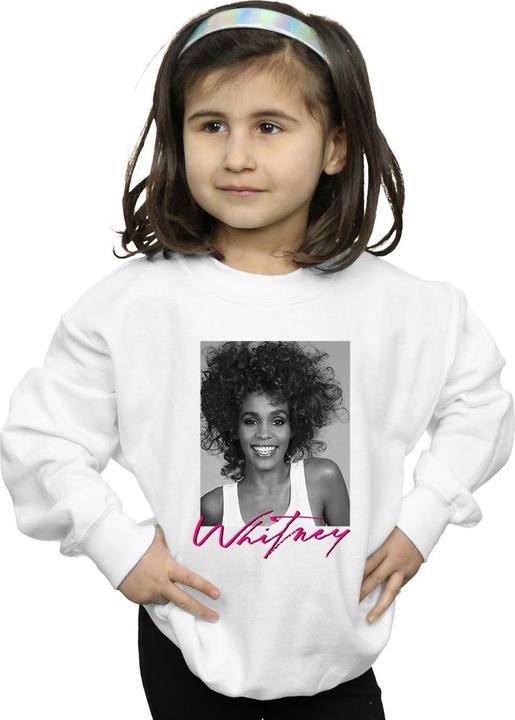 Actual product image Whitney Houston Girls Smile Photograph Sweatshirt (152, 158)