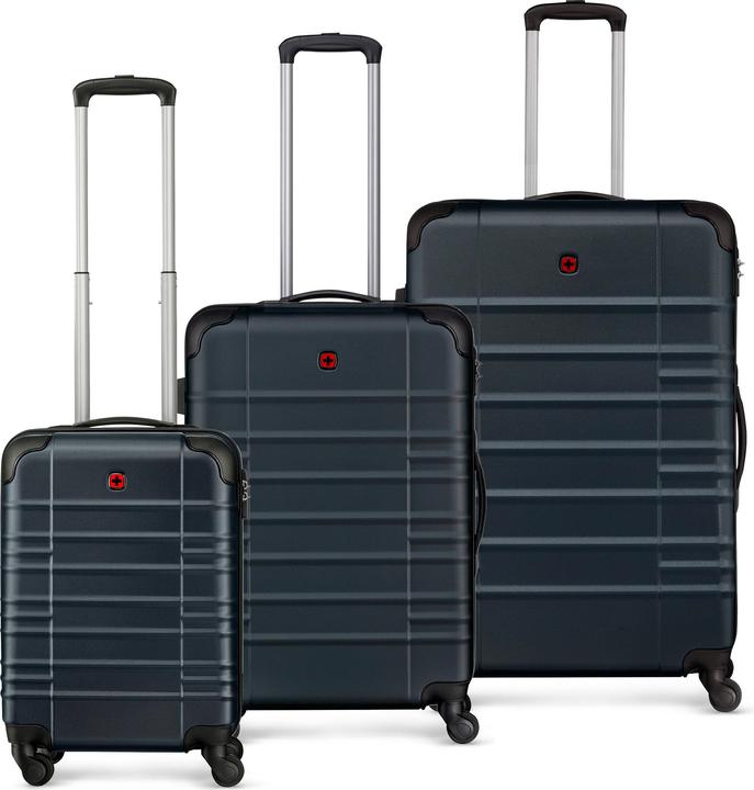 Wenger Amplar Hardside Luggage Blue Set (94 l, L (90 - 115l))