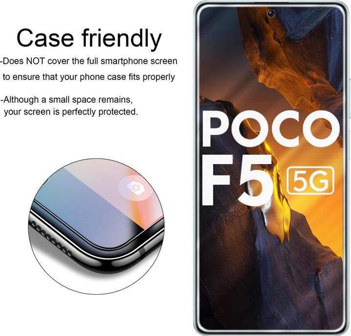 Image du produit Cadorabo Film de protection pour Xiaomi Poco F5 Tempered (1 pièce(s), Xiaomi Poco F5)