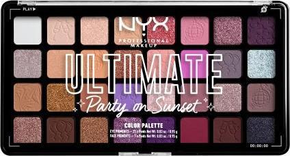 Actual product image NYX Professional Make-Up Ultimate Colour Palette (01 Party On Sunset)
