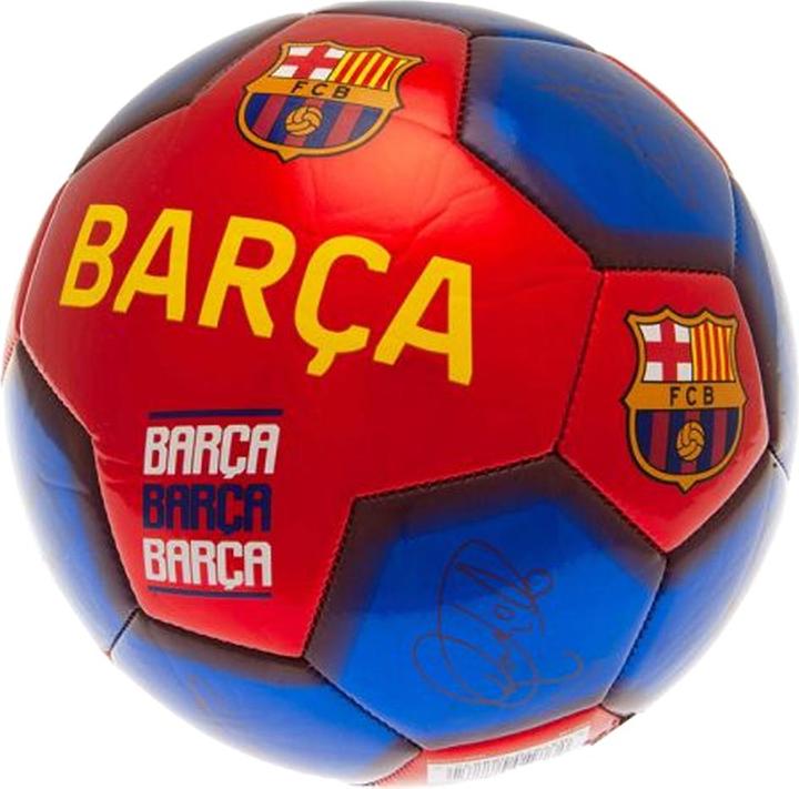 Actual product image FC Barcelona Printed Signature Mini Football
