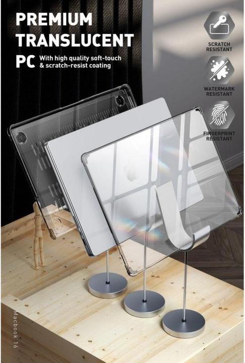 Actual product image Supcase Case UNICORN BEETLE CLEAR MACBOOK PRO 14 2021 Black (14.20", Apple)