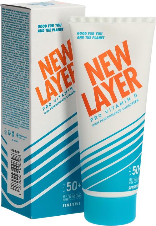 Produktbild New Layer Pro Vitamin D High Performance Sonnencreme LSF50+ sensitiv (Sonnencreme, SPF 50+, 200 ml, 252 g)