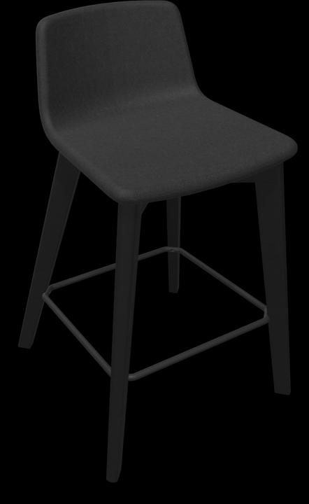 Ash stained black, Black