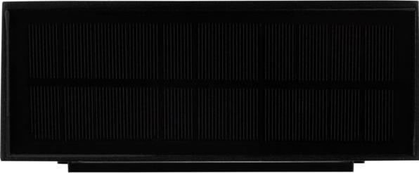 Actual product image REV LED Solar Wandl.Lumus 110lm Alu schw.m.Bewegungsm.2022001300 (110 lm)