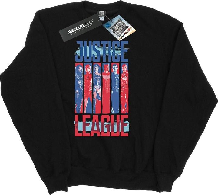 Actual product image Womens/Ladies Justice League Movie Team Flag Sweatshirt (S)
