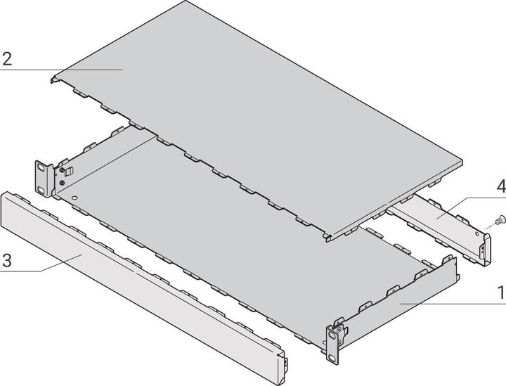 Actual product image Schroff INTERSCALE M 1HE 19" 221T