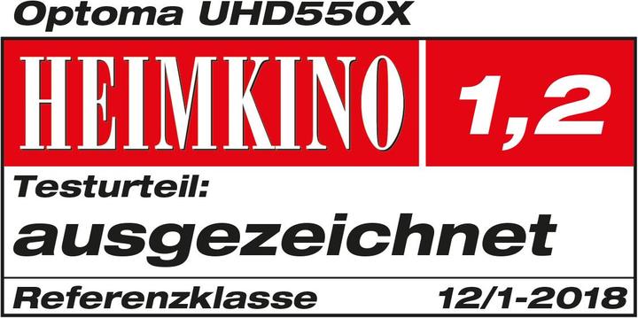 Produktbild Optoma Uhd550x (4K, 2800 lm, 1.39 - 2.22:1)