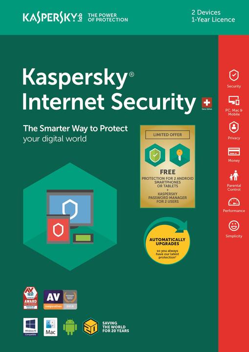 Kaspersky Internet Security Limited Edition (2 User, 12 Monate)