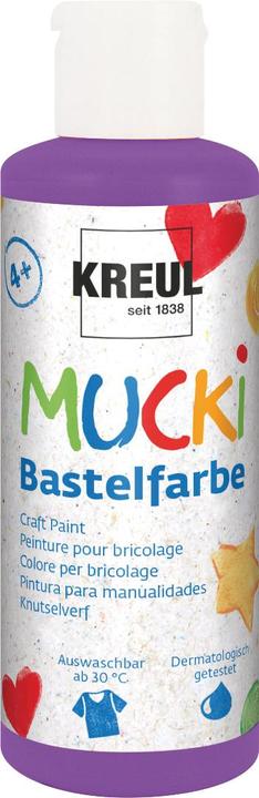Image du produit Mucki Peinture pour bricolage (Violet, 80 ml)