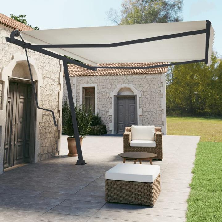 Actual product image VidaXL Supports for awnings anthracite 450x245 cm iron, colour (4.50 m)