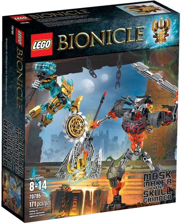 Actual product image LEGO Bionicle Mask Maker vs. Skull Grinder (70795)