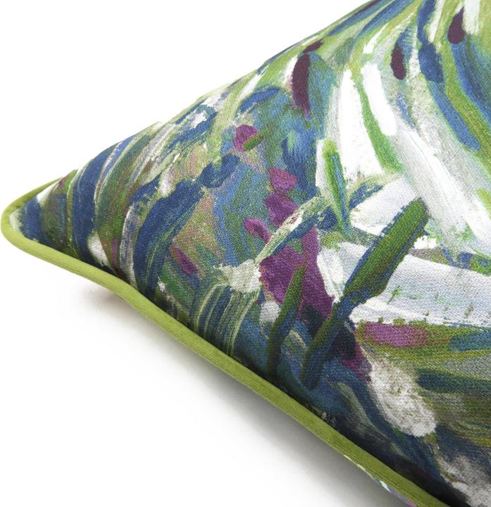 Actual product image Prestigious Textiles Palmyra Tropical Cushion Cover with Rhinestones (55 x 55 cm)