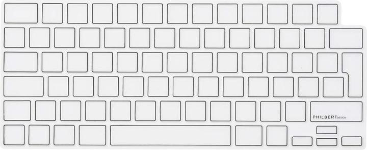 Produktbild Philbert Design KB Cover MacBook Pro/Air 13-14-16’’ 2021-2022 TRNSP/Black