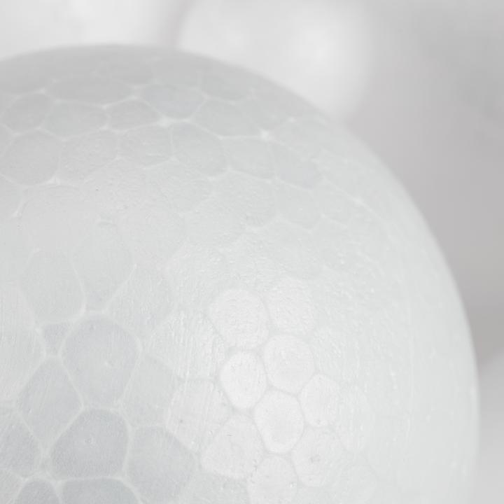 Actual product image Relaxdays Polystyrene Balls, 72 Pieces