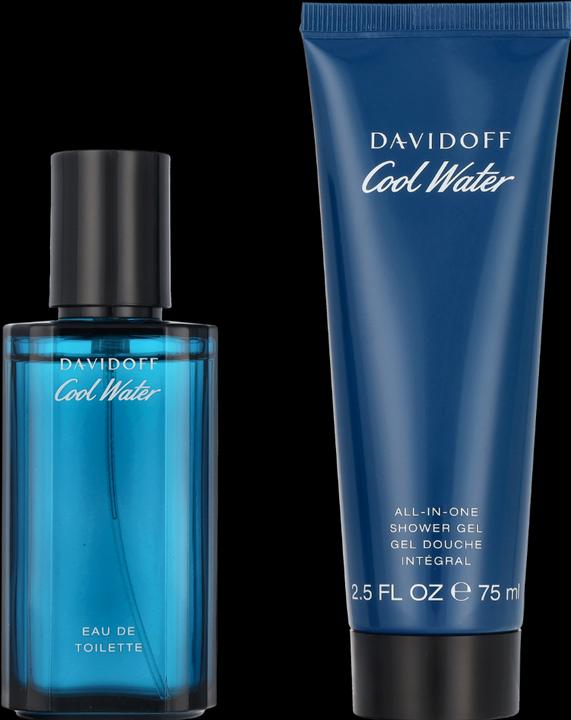 Actual product image Davidoff Cool Water Eau De Toilette 40 Ml Gift Set (Body care set)