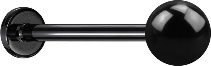 Produktbild Star Piercing Micro Threadless Labret schwarz mit Kugel (Chirurgenstahl 316L, ohne Messing)