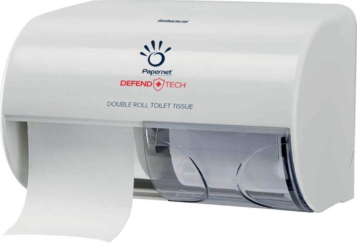 Produktbild Papernet Toilettenpapierspender Dual Kleinrolle Toilettenpapierspender für 2 Rollen bis 12,7 cm