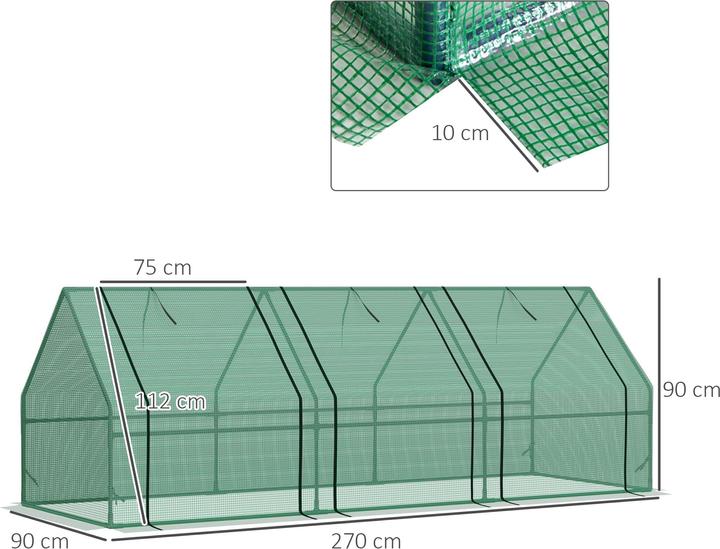 Actual product image Outsunny Greenhouse