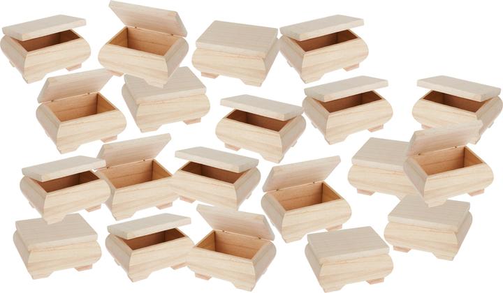 Actual product image VBS XXL wooden box "Belly", 20 pieces, 11 x 8 x 6 cm