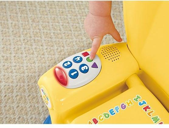 Produktbild Fisher-Price CDF63 baby car seat Blue, Yellow (Kindersitzerhöhung)