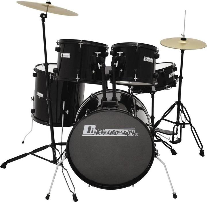 Produktbild Dimavery DS-200 Schlagzeug-Set, schwarz