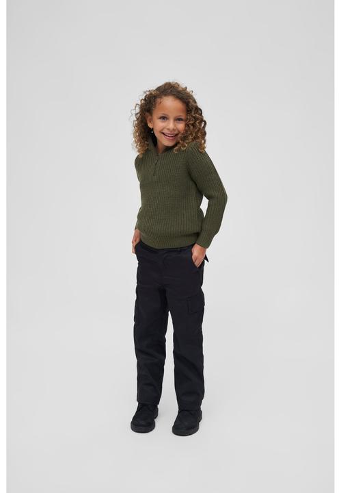 Actual product image Brandit Kids Navy Troyer Sweater - 16227 (122)