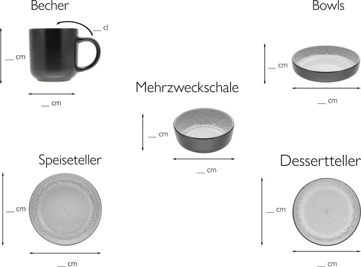 Produktbild CreaTable Nordic Fjord (10 Stück)