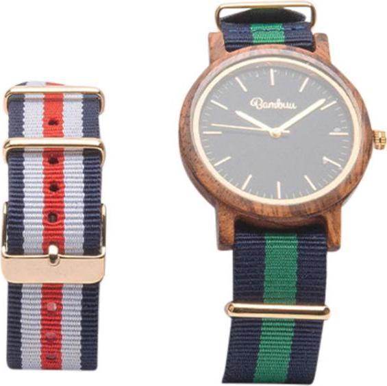 Immagine prodotto Bambuu Orologio di legno (Orologio da polso analogico, 45 mm)