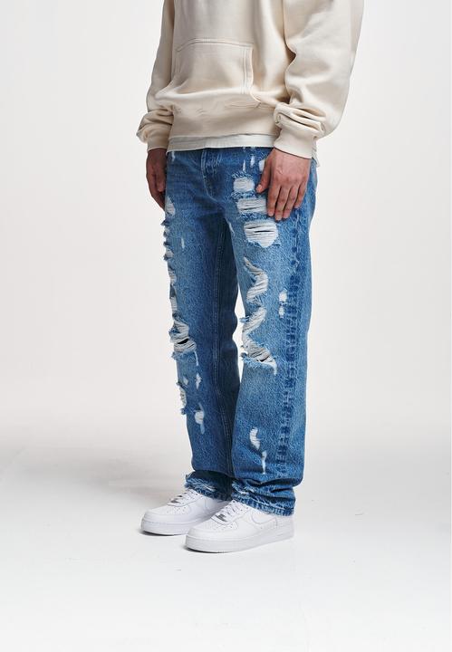 Actual product image 2Y Studios 2Y Firio Destroyed Straight Jeans - 178925 (30)