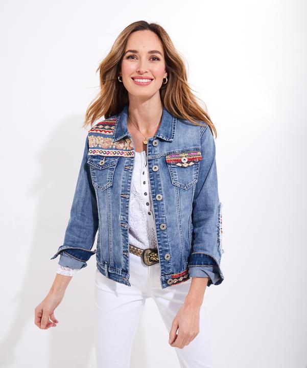 Produktbild Joe Browns LIMITED EDITION Sequin Stretch Denim Jacket (36)