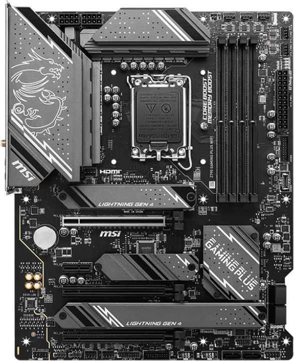 Actual product image MSI Z790 Gaming Plus Wifi (Z790,S1700,ATX,DDR5) (LGA 1700, Intel Z790, ATX)