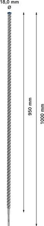 Actual product image Bosch Professional Zubehör Expert SDS plus-7X hammer drill, 20 x 200 x 250 mm (up to 20 millimetres)