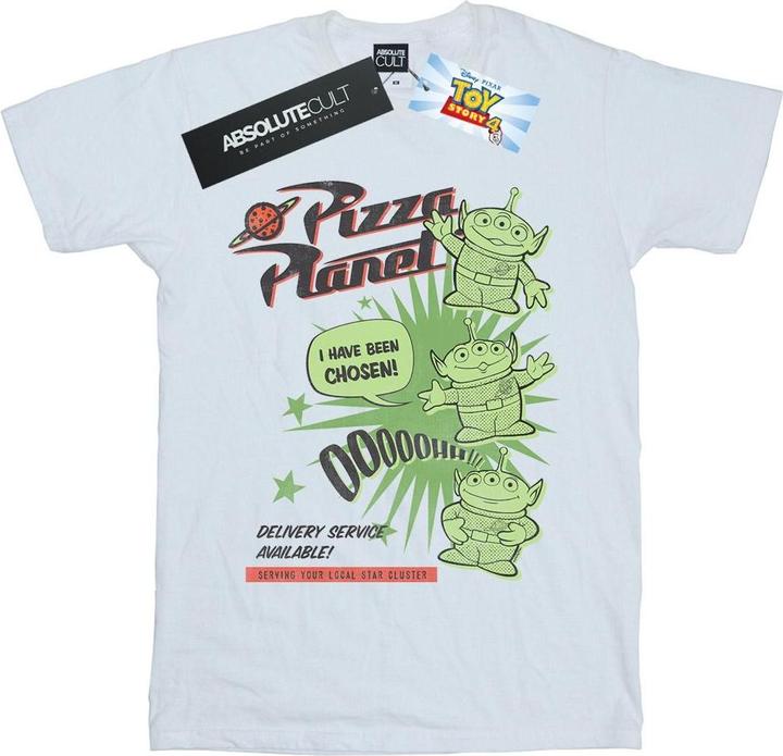 Actual product image Disney Mens Toy Story 4 Pizza Planet Little Green Men T-Shirt (3XL)