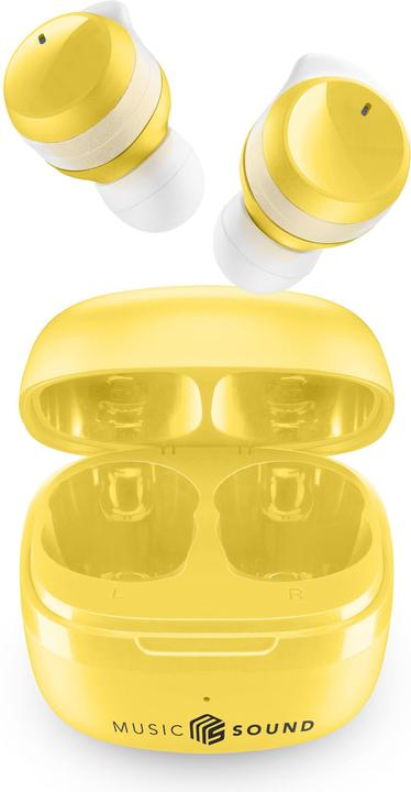 Actual product image Music Sound Cellularline Music & Sound Bluetooth Earphones FLOW Yellow (25 h, Wireless)
