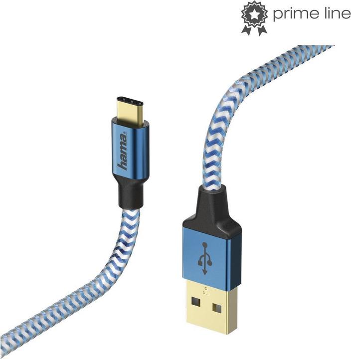 Produktbild Hama USB A - USB Type-C Reflective (1.50 m, USB 2.0)