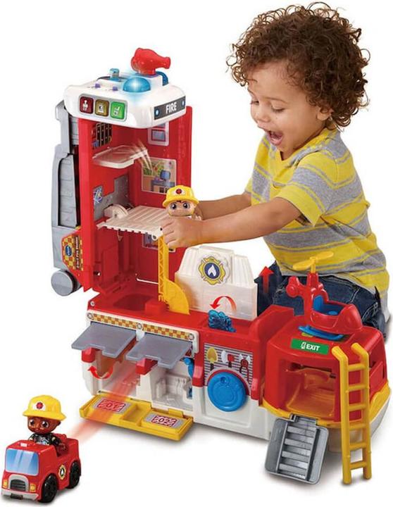 Actual product image VTech Toot-Toot Children's Set Friends 2 in 1 Fire Station (English Version) V529803