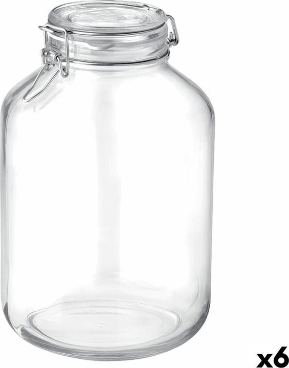 Actual product image Bormioli Rocco Patent glass Fido Bormioli 5 ltr Ø17.5x28 cm,6 pcs/krt (6 pcs., 5 l)