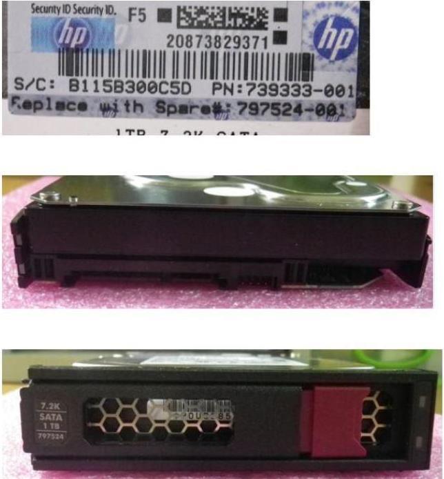 Produktbild HP DRV HD 1TB 6G 7.2K 3.5 SATA LP (1 TB, 3.5")