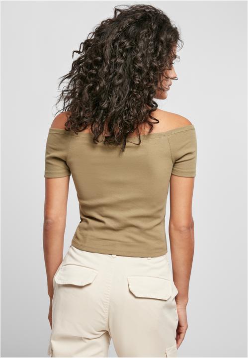 Produktbild Urban Classics Ladies Off Shoulder Rib Tee (S)