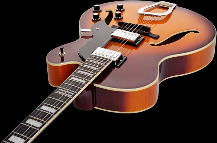 Image du produit Hagstrom Guitare électrique, HJ800, Vintage Sunburst (Guitare électrique, Épicéa)