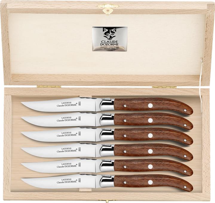 Laguiole Claude Dozorme Steakmesser (6 Stück, Messer)